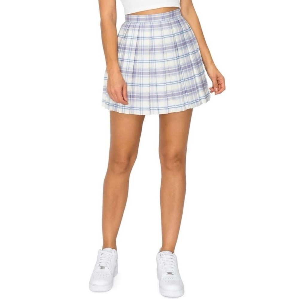 Cali 1850 Plaid Pleated Women's Skirt - Picture 5 of 8